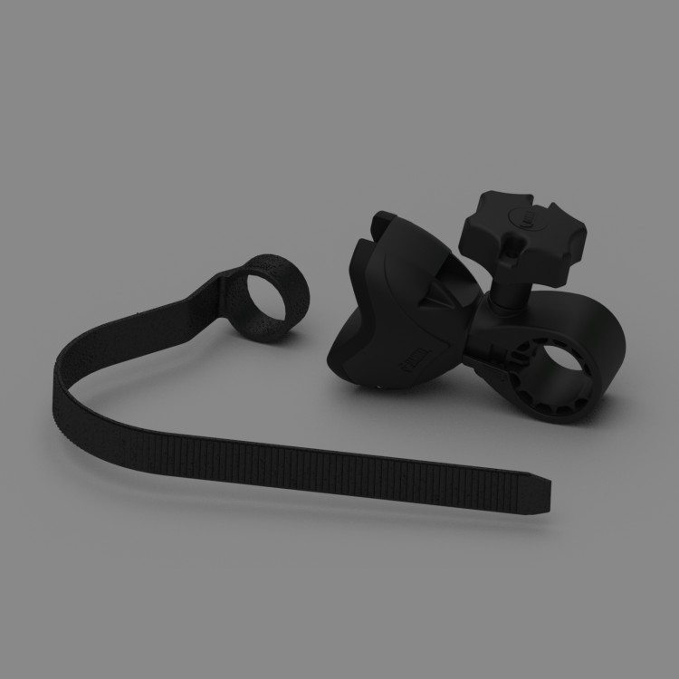 1 - Blocco Portabici Bike Block Pro 1 Nero Black Fiamma per Camper